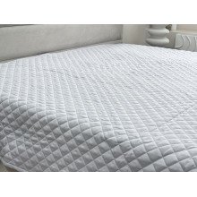 Bedspread 150x220 Ecotton Polysatin Light Grey