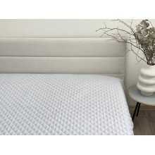 Bedspread 150x220 Ecotton Polysatin Light Grey