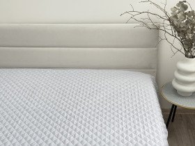Bedspread 220x240 Ecotton Polysatin Light Grey