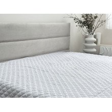 Bedspread 220x240 Ecotton Polysatin Light Grey