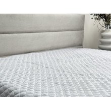 Bedspread 150x220 Ecotton Polysatin Light Grey