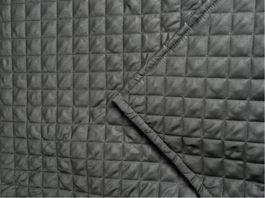 Покривало 220x240 Ecotton Полісатин Сірий