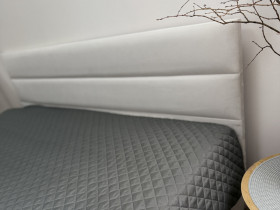 Покривало 200x220 Ecotton Полісатин Сірий