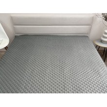 Bedspread 220x240 Ecotton Polysatin Gray
