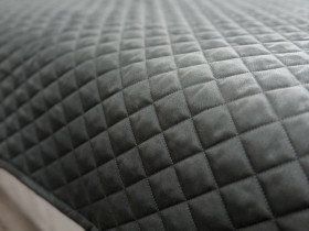 Bedspread 220x240 Ecotton Polysatin Gray