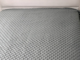 Покривало 200x220 Ecotton Полісатин Темно сірий