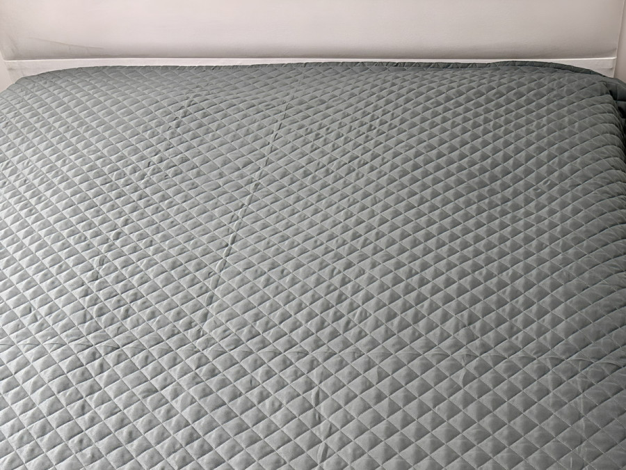 Покривало 200x220 Ecotton Полісатин Темно сірий