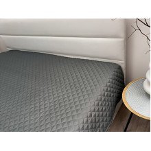 Покрывало 200x220 Ecotton Полисатин Темно серый