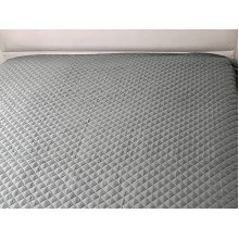 Покрывало 200x220 Ecotton Полисатин Темно серый
