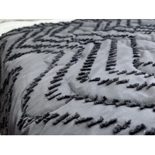 Покривало 150x220 Ecotton Полісатин жаккард Сірий