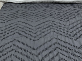 Покривало 150x220 Ecotton Полісатин жаккард Сірий