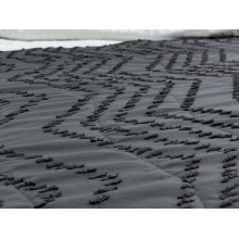 Покрывало 200x220 Ecotton Полисатин жаккард Серый