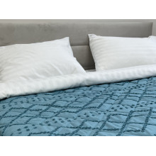 Bedspread 200x220 Ecotton Polysatin Jacquard Green