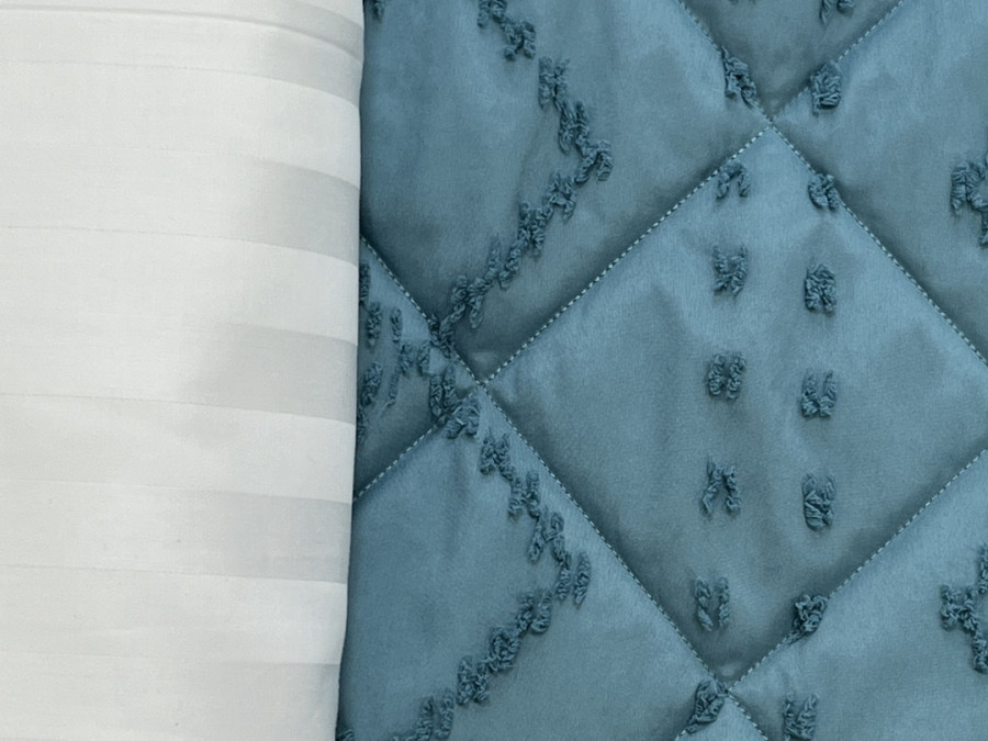 Покривало 200x220 Ecotton Полісатин жаккард Зелений