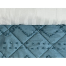 Bedspread 200x220 Ecotton Polysatin Jacquard Green