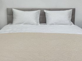 Bedspread 180x230 Pique Beige
