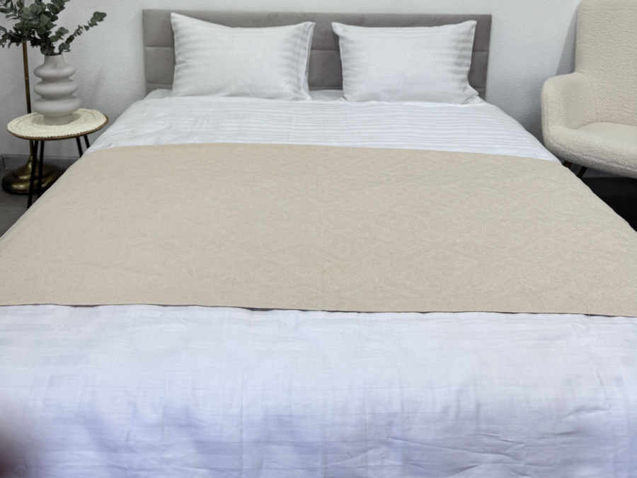 Bedspread 200x230 Pique Beige