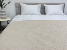 Bedspread 240x230 Pique Beige