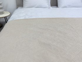 Bedspread 240x230 Pique Beige