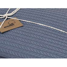 Bedspread 180x230 Pique Gray