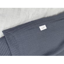 Bedspread 180x230 Pique Gray