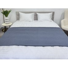 Bedspread 180x230 Pique Gray