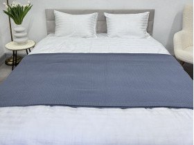 Bedspread 180x230 Pique Gray