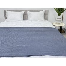 Bedspread 180x230 Pique Gray