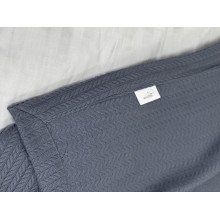 Bedspread 200x230 Pique Gray