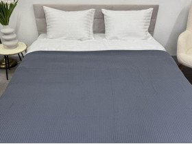 Bedspread 200x230 Pique Gray