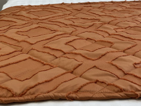 Sachet 70x230 Ecotton Polysatin Jacquard Orange