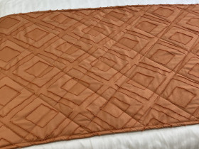 Sachet 70x230 Ecotton Polysatin Jacquard Orange
