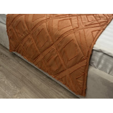 Sachet 70x230 Ecotton Polysatin Jacquard Orange