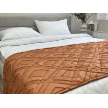 Sachet 70x230 Ecotton Polysatin Jacquard Orange