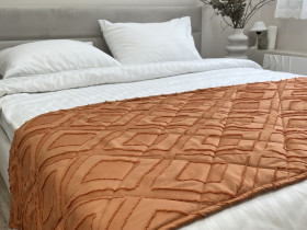 Sachet 70x230 Ecotton Polysatin Jacquard Orange