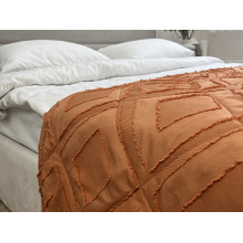 Sachet 70x230 Ecotton Polysatin Jacquard Orange