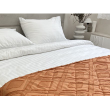 Sachet 70x230 Ecotton Polysatin Jacquard Orange