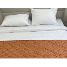 Sachet 70x230 Ecotton Polysatin Jacquard Orange