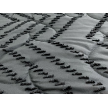 Sachet 70x230 Ecotton Polysatin Jacquard Gray