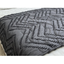 Sachet 70x230 Ecotton Polysatin Jacquard Gray