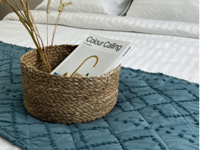 Sachet 70x230 Ecotton Polysatin Jacquard Green