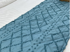 Sachet 70x230 Ecotton Polysatin Jacquard Green