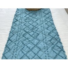 Sachet 70x230 Ecotton Polysatin Jacquard Green