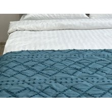 Sachet 70x230 Ecotton Polysatin Jacquard Green