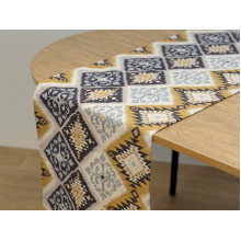 Table runner made of water-repellent fabric 45x170 DUCK 25839-2
