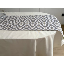 Table runner made of water-repellent fabric 45x170 DUCK 27951-29