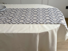 Table runner made of water-repellent fabric 45x170 DUCK 27951-29