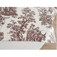 Table runner made of water-repellent fabric 45x170 DUCK 30497 Beige