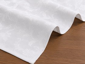 Textile table runner 45x170 white