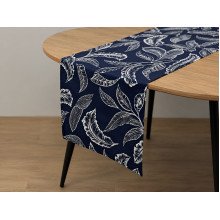 Table runner made of water-repellent fabric 45x170 DUCK blue 2894-25 Blue